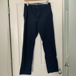 Men’s Navy Express Dress Pants, slim 30x30